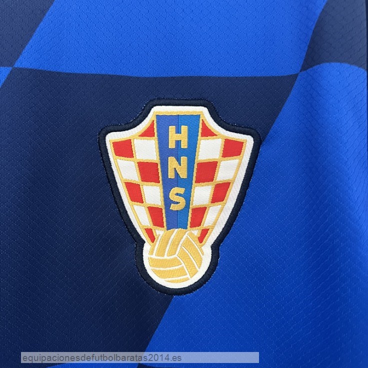 Nuevo Tailandia 2ª Camiseta Croacia 2024 Azul Baratas
